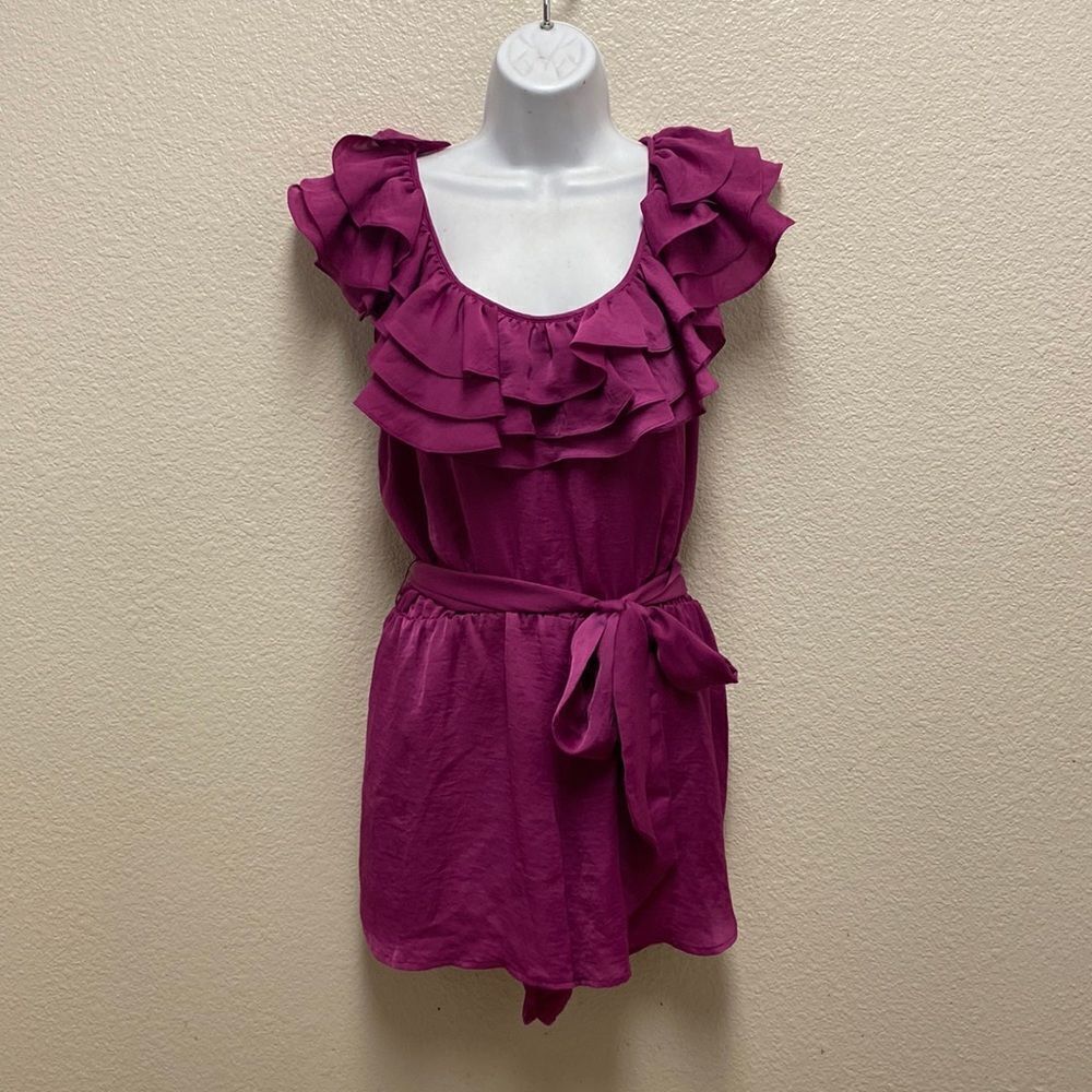 Jay Godfrey Ruffled Romper Size 4